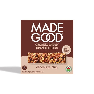 MadeGood Chocolate Chip Granola Bars 5 bars