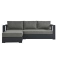 thumbnail image 4 of Modway Tahoe Sectionnel de Mobilier de Patio Extérieur 2 Pcs, Gris, 4 of 8