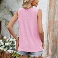 thumbnail image 5 of Soki Women's Tank Tops Loose Round Neck Ruched Sleeveless Tops Casual Basic Vest Shirts, 5 of 5