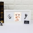 thumbnail image 4 of Newborn Baby Handprint Footprint Photo Frame Kit Perfect Baby Shower Gift, 4 of 6