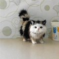 thumbnail image 1 of serony Fluffy Plush Cat Stuffed Animal Toy Creative Christmas Birthday Gift, 1 of 3
