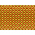 thumbnail image 1 of Ahgly Company Tapis Rectangulaire Lavable en Machine Intérieur Transitionnel Rouge Écarlate, 5 Pieds x 7 Pieds, 1 of 1