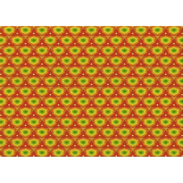 Ahgly Company Tapis Rectangulaire Lavable en Machine Intérieur Transitionnel Rouge Écarlate, 5 Pieds x 7 Pieds
