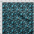thumbnail image 5 of oneOone Cotton Flex Black Fabric Abstract Floral Craft Projects Decor Fabric Printed By The Yard 40 Inch Wide, 5 of 5