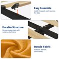thumbnail image 4 of EDTara Kids Platform Bed with Soft Bouclé Upholstery, Bookcase Headboard, and 2 Under-Bed Storage Drawers, Easy Assembly, No Box Spring Needed, 4 of 4