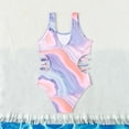 thumbnail image 4 of Teen Girl Bathing Suits One Piece Ruffle Sleeveless Toddler Bathing Suit 11-12 Years, 4 of 4