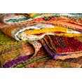 thumbnail image 2 of Taj Hotel Kantha Silk Blend Throw | 60"x90" | A, 2 of 2