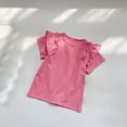 thumbnail image 4 of Kcodviy T-Shirt d'Été pour Enfants 4T Haut pour Filles Manches Courtes Col Rond T-Shirt de Pâques pour Filles Haut Uni Chemise Décontractée pour Filles pour Sortir pour 1 Filles Chandails Chemises à 7 Ans, 4 of 4