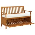 thumbnail image 2 of vidaXL Garden Storage Bench Solid Acacia Wood 120x63x84 cm, 2 of 5