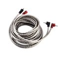 thumbnail image 2 of 5M 2 RCA to 2 RCA Plug Twisted-Pair Car Stereo Audio Copper Cable Accessory, 2 of 7