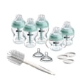 thumbnail image 1 of Tommee Tippee Natural Start Grow with Baby Bottle Set, 5oz, 9oz and 11oz, Slow, Medium and Thicker Flow Nipples, Removable Bottle Handles, Self-Sterilizing, 1 of 5