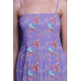 thumbnail image 2 of Bimba Baies Rouges et Oiseau Bulbe Bimba Imprimée Robe Fluide à Bretelles Spaghetti Smockée pour Femmes - Grande, 2 of 7