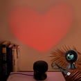 thumbnail image 3 of TOUMENY Valentine's Day Projection Lamp, Heart Pattern LED Desk Light for Bedroom Decor, Wall Ceiling Courtyard Decorative Illumination, 3 of 6