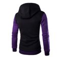 thumbnail image 3 of LUXUR Chandail à Manches Longues pour Homme, Décontracté, Automne, Violet, 2TG, 3 of 3