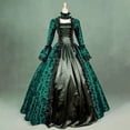 thumbnail image 1 of UPPADA Costumes Gothiques pour Femmes Robes Victorian à Manches Longues Robe Corset Grande Taille Robe Maxi Fluide Robe de Fête Robe Cocktail Robe Lacée Robe de Mascarade Jolies Robes de Bal Aubaines 2024, 1 of 8