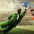 thumbnail image 4 of Children's Football Goalkeeper Gloves with Rubber Padding, Wallop-Proof Protection for Young Players, Adjustable Wrist Strap, Comfortable Cloth Material for Training and Matches, 4 of 8