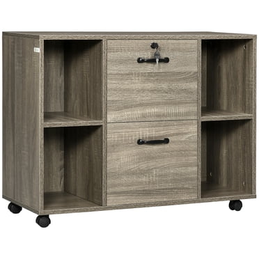 Vinsetto Mobile File Cabinet with Top Lockable Drawer for Home Office