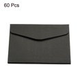 thumbnail image 3 of Unique Bargains Blank Small Items Storage Card Holder Mini Envelopes, Black 100 Pack, 3 of 6
