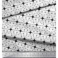 thumbnail image 3 of Soimoi Black Silk Fabric Aztec Geometric Fabric Prints By Yard 42 Inch Wide, 3 of 3