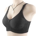 thumbnail image 4 of Pntutb Plus Size Clearance!Casual Sexy Front Button Shaping Cup Shoulder Strap Underwire Bra Plus Size Extra-Elastic Wirefree, 4 of 5