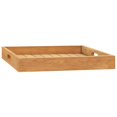 thumbnail image 2 of vidaXL Serving Tray 50x50 cm Solid Teak Wood, 2 of 5