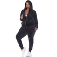 thumbnail image 4 of White Mark Ensemble de Survêtement en Velours pour Femmes, 2 Pcs, 4 of 6