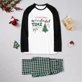 thumbnail image 1 of Pyjamas de Noël Assortis pour la Famille Noël Hommes Papa Blouse Imprimée Col Rond Hauts+pantalons Ensemble de Pyjamas Assortis pour la Famille Pyjamas pour Femmes en Liquidation, 1 of 6