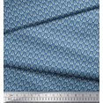 thumbnail image 3 of Soimoi Rayon Crepe Fabric Leaves Small Print Fabric by The Yard 46 Inch Wide, 3 of 3