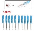 thumbnail image 1 of 10pcs Mini Slotted Cross Screwdrivers For X-box Laptop Repair Tool 1.5/2.0/3.0mm, 1 of 5