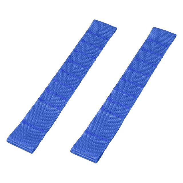 2 Pcs Sangles de Porte avant Arrière Bleues Réglables pour Jeep Wrangler TJ JK JKU JL 2000-2018