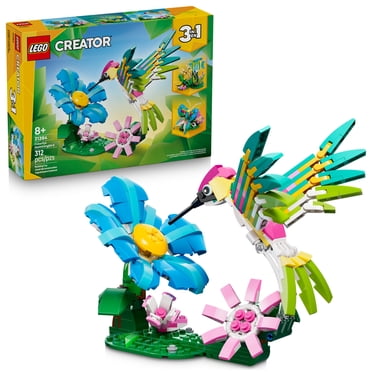 LEGO Creator Les Animaux Sauvages : Le Colibri Coloré, Décoration 31384