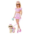 thumbnail image 1 of Barbie-Poupée Looks Assortis Robe Vichy-avec chien et accessoires, 1 of 7