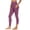 Purple, variant on CFLVAEK Fleece Lined Leggings Women with Pockets Thermal Warm Winter Yoga Pants Comfy High Waisted Tights Tummy Control Cold Weather Workout Legging Black S