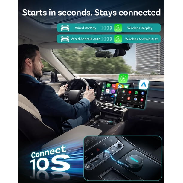 Ottocast P3 Pro AI Box Android 13 - AI Voice Control -Wireless