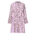 thumbnail image 4 of Ovzne Robes Grande Taille pour Femmes aux Formes Robe Décontractée pour Femmes avec Poches Robe d'Été Couleur Unie Col en V Robes Mini Robe de Vacances à Manches Longues Imprimée Liquidation, 4 of 5