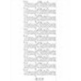 thumbnail image 3 of Starform SILVER N372 LG MERRY CHRISTMAS Stickers Peel Outline, 3 of 3