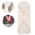 thumbnail image 3 of Cotton Reusable Menstrual Pads Comfortable Breathable Female Sanitary Napkin Pure Cotton 3 Patterns Adjustable Size, 3 of 7