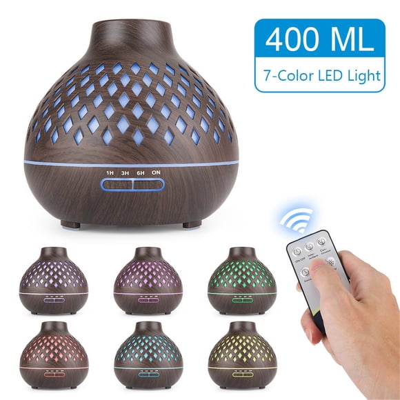 EGNMCR Humidificateurs pour Chambre Diffuseur d'Arômes Arrêt Automatique, Diffuseur d'Huiles Essentielles 400 ml avec Diffuseur d'Arômes en Forme de Diamant