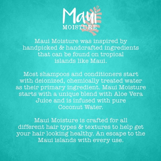 Maui Moisture Thicken & Restore + Bamboo Fiber Shampoo - Walmart.ca