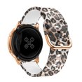 thumbnail image 1 of ALMNVO (Single pack 3pack) 20mm Compatible with Galaxy Watch 5 4 40/44mm Watch 5 Pro 45mm Samsung Galaxy Watch 4 Classic 42/46mm Galaxy Watch Active 2/3 Flower Silicone Pattern Replacement Strap, 1 of 6