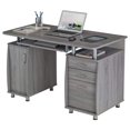 thumbnail image 4 of Techni Mobili Floating Modern Office Desk and Complete Computer Workstation, 4 of 5