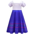 thumbnail image 3 of HAWEE Enfants Encanto Mirabel/Luisa Madrigal/Pepa Robe de Princesse Cosplay Filles Manches Courtes Costume, 3 of 6