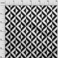 thumbnail image 3 of oneOone Cotton Poplin Twill Black Fabric Geometric Sewing Craft Projects Fabric Prints By Yard 56 Inch Wide, 3 of 4
