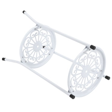 Metal Plant Stand, Tripod Support Frame Plant Stand Outdoor, For Indoor And Outdoor Flower Pots Containers Stand Home Decoration Garden Accessorie White