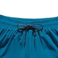 thumbnail image 3 of asjyhkr Plus Size Mens Biking Shorts 2 in 1 Elastic Waist Drawstring Gym Shorts Lightweight Quick Drying Running Shorts, 3 of 5