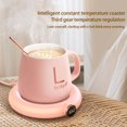 thumbnail image 1 of Kbndieu Cup Warmer Intelligent Heating Cup Mat USB Desktop Warm Cup Mat 55 Degree Constant Temperature Cup Mat Coffee Insulation Pad Kitchen Essentials, 1 of 2