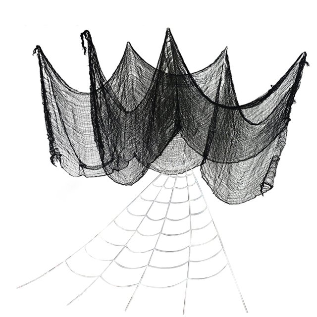 Halloween Creepy Decoration Set Novelty Creepy Cloth Spider Web for Party Yard
