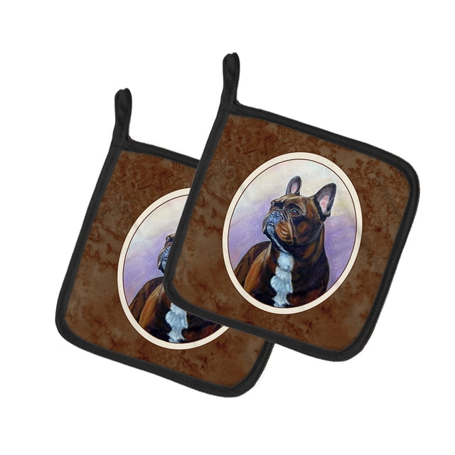 Carolines Treasures 7117PTHD French Bulldog Paire de Porte-Casseroles