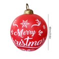 thumbnail image 3 of 60CM Santa Claus Ball Large Snowman Ball Versatile Gifts for Kids (T), 3 of 6