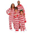 thumbnail image 1 of Matching Family Christmas Onesie Pajamas Set Sizes Baby-Kids-Adult Unisex, 1 of 8